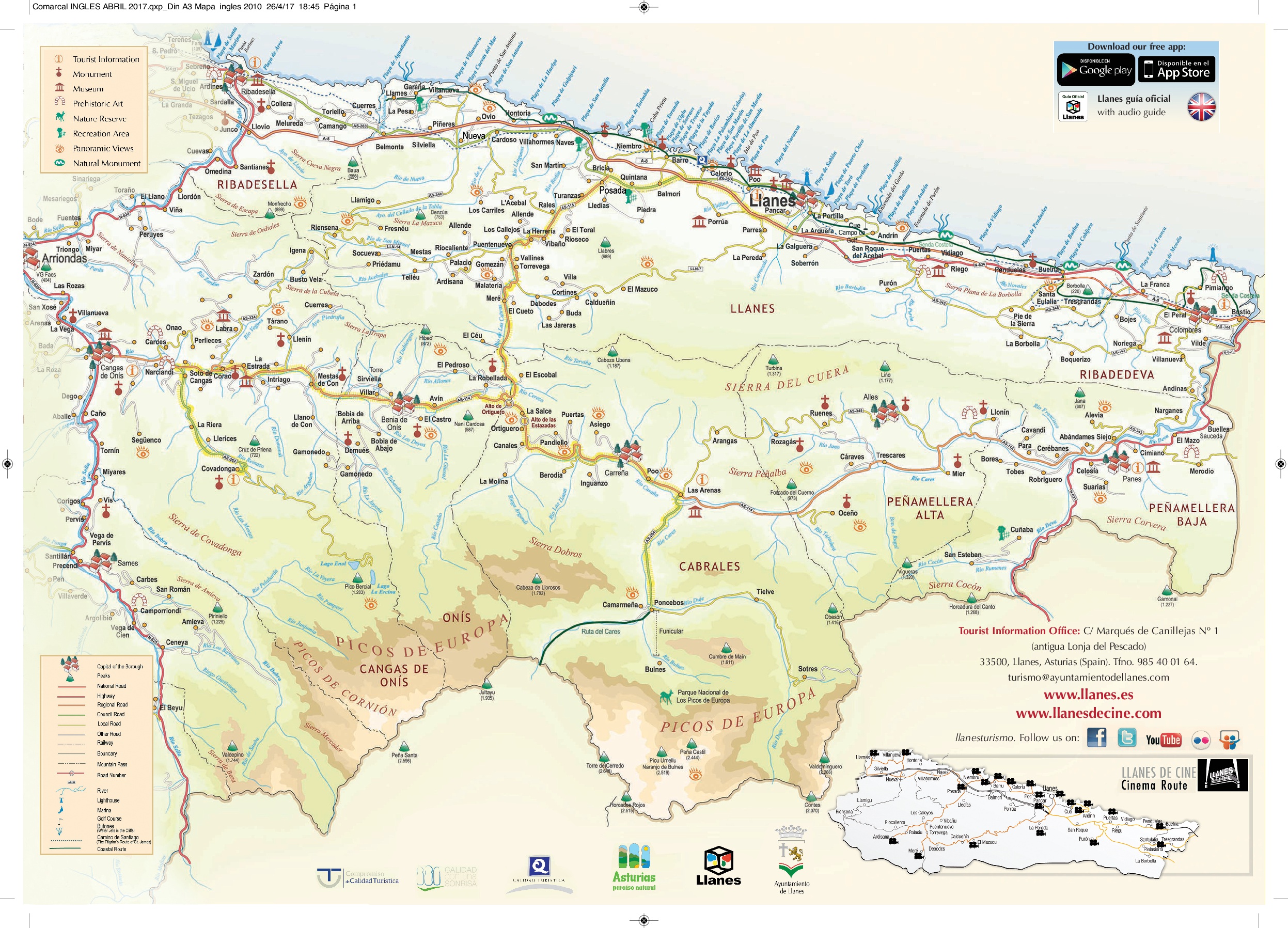 Карта астурии на русском