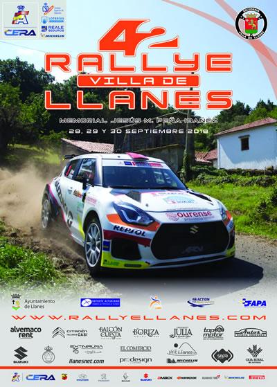 Cartel Rallye Llanes 2018
